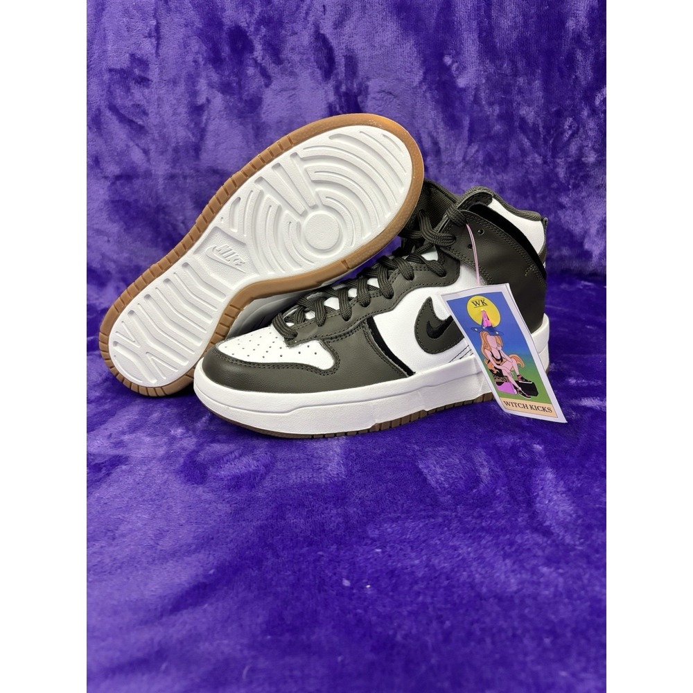 🫒 Nike Dunk High Up Rebel Cargo Khaki 2021 - SZ 8 Womens / 6.5 Mens - Picture 5 of 7
